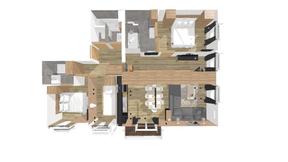 L'Etesy, rénové en 2021, pied des pistes et spa Montgenèvre Exterior foto